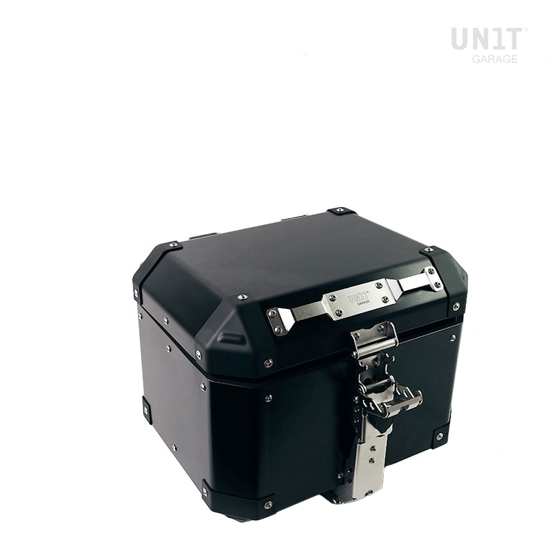 Top case Atlas en aluminium 36L + Porte-bagages arrière avec poignées passager