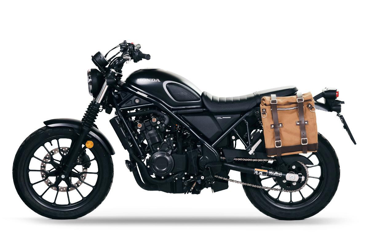 Sacoche De Guidon Moto étanche Pour Honda CL500 - En Nylon, Anti-poussière, Rangement Pratique
