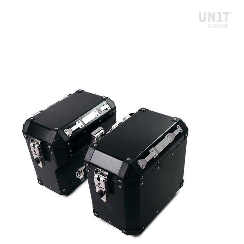 Paire de sacoches Atlas 47L + 41L aluminium avec cadres Triumph 1200 XC & XE