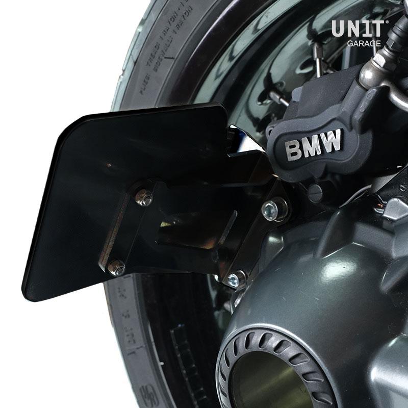 Noir R9T moto garde-boue arrière bras latéral support de plaque dimmatriculation Kit de rangement avec LED pour B-M-W R NineT RnineT/5 Pure Racer Scrambler G/S 2014 2015 2016 2017 2018 2019 2020 