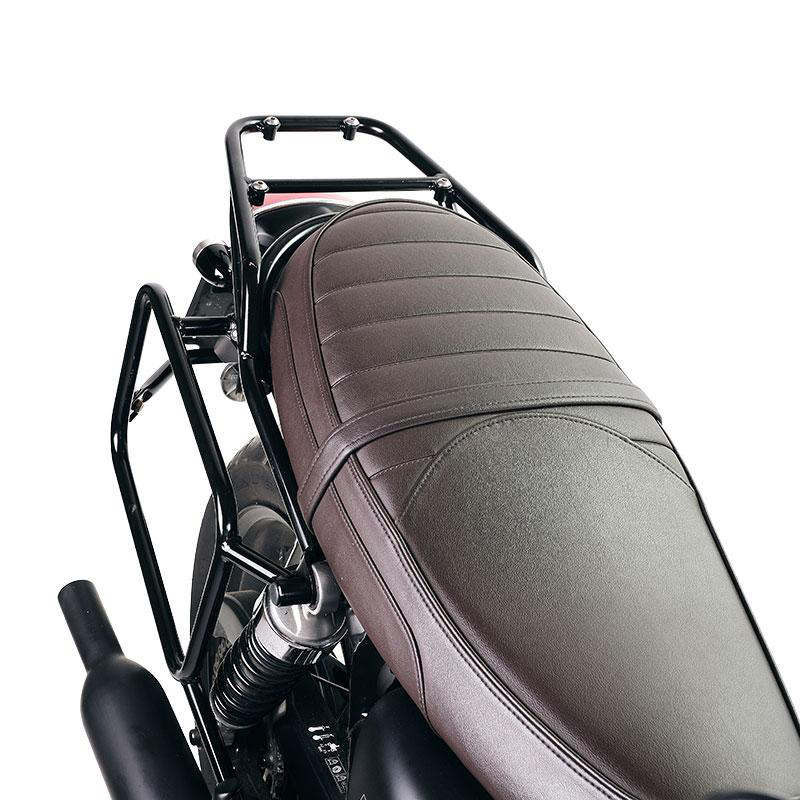 Porte-bagages Arrière Triumph Bonneville T120 T100 2017-2020 - Chrome - Acier Robuste - Pour Moto