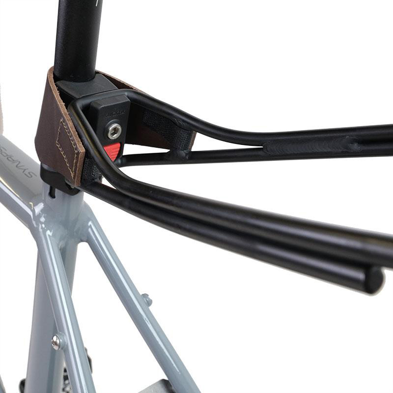 Porte-bagages Vélo Arrière Aluminium - Réglable - Support Jusqu'à 100kg - Réflecteur Inclus