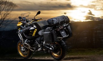 Sacoche latérale Khali 100% étanche avec plaque arrière en aluminium + raccord rapide et verrouillage en acier inoxydable