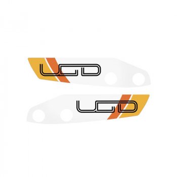 Autocollants de protège-mains Honda CL