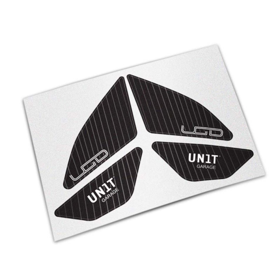 Autocollants de protection noirs pour le panneau latéral d'origine BMW R12 G/S