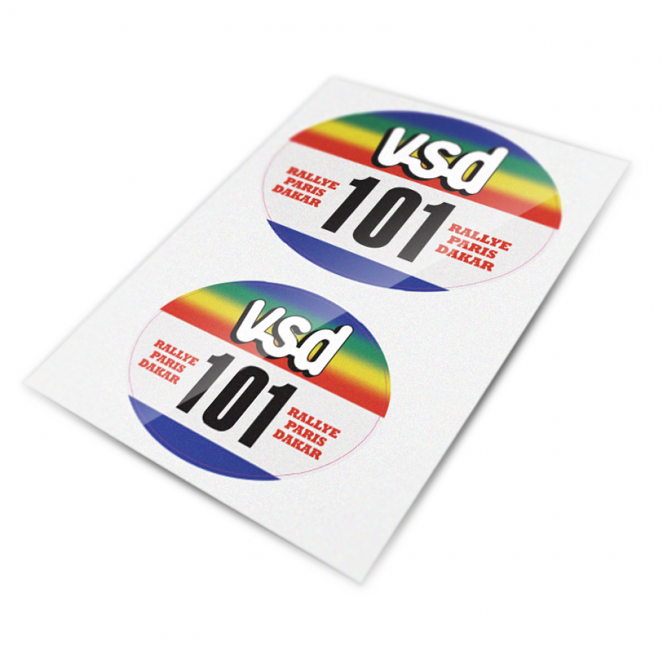 Autocollants VSD pour tableau porte-numéro