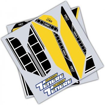 Autocollants Yamaha Ténéré 700 Classic Icon Bleu