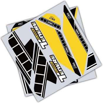 Autocollants Yamaha Ténéré 700 Classic Noir