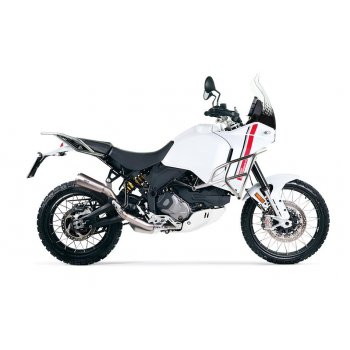 Barre de protection de réservoir Ducati DesertX Argent
