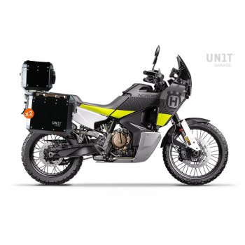Top case Atlas en aluminium 36L + plateau avec support Husqvarna Norden 901
