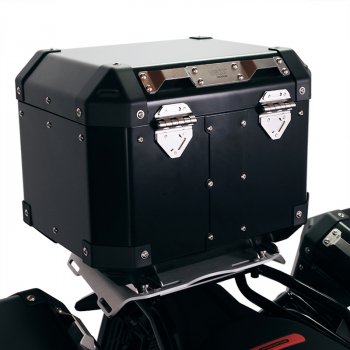 Top Case Atlas Aluminium 36L + Porte-bagages arrière avec poignées passager BMW F900GS