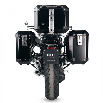 Top Case Atlas Aluminium 36L + Porte-Bagages Arrière BMW R12 NineT avec Poignées Passager