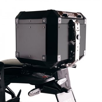 Top Case Atlas Aluminium 36L + Porte-bagages arrière avec poignées passager Royal Enfield Himalayan 450 (à partir de 2024)