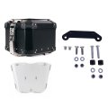 Top case universel en aluminium Atlas 44L + Plaque top case Atlas pour porte-bagages + Plaque d'adaptation