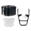 Top case universel en aluminium Atlas 44L + Porte-bagages arrière avec poignées passager Triumph Street Scrambler 900 (à partir de 2026)