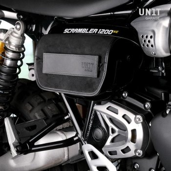 Sacoche de guidon Sahara Split cuir