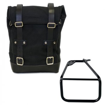 Sacoche latérale Toile 10L-14L + Cadre Gauche BMW R12 NineT