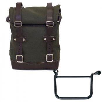 Sacoche Latérale Toile 10L-14L + Cadre Gauche Royal Enfield Guerrilla 450