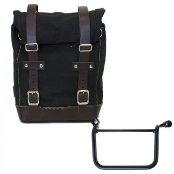 Sacoche Latérale Toile 10L-14L + Cadre Gauche Royal Enfield Guerrilla 450