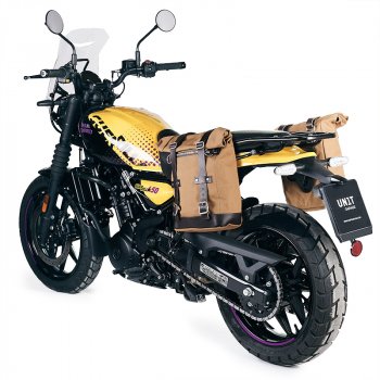 Sacoche Latérale Toile 10L-14L + Cadre Gauche Royal Enfield Guerrilla 450
