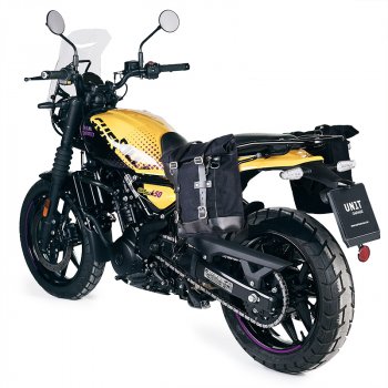 Sacoche Latérale Toile 10L-14L + Cadre Gauche Royal Enfield Guerrilla 450