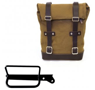 Sac en toile 10L-14L + Cadre droit Royal Enfield Hunter 350