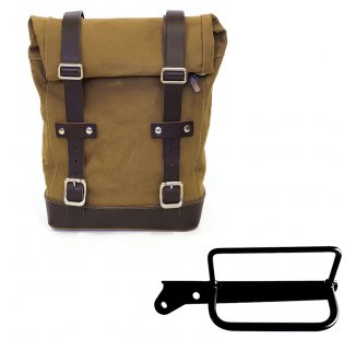 Sac en toile 10L-14L + Cadre gauche Royal Enfield Hunter 350