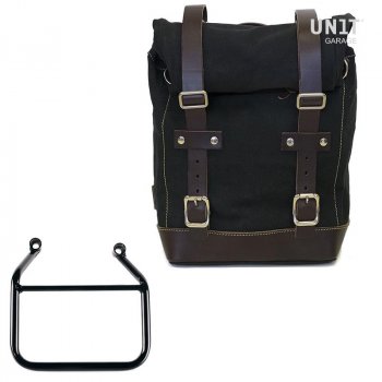Sac en toile 10L-14L + Cadre Thriumph Speed 400 & Scrambler 400 X Droit (Uniquement compatible avec notre code d'échappement bas : 4206Low)