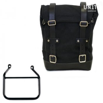 Sac en toile 10L-14L + Cadre Thriumph Speed 400 & Scrambler 400 X Droit (Uniquement compatible avec notre code d'échappement bas : 4206Low)