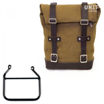 Sac en toile 10L-14L + Cadre Thriumph Speed 400 & Scrambler 400 X Droit (Uniquement compatible avec notre code d'échappement bas : 4206Low)