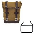 Sacoche latérale en toile 10-14 L + Cadre gauche Triumph Tracker 400