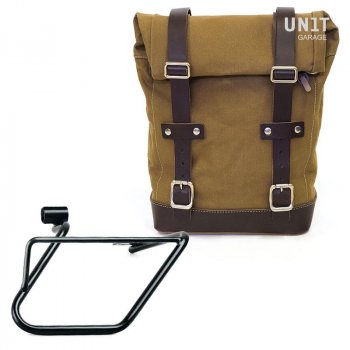 Sacoche latérale Canvas + berceau droit BMW CE 04