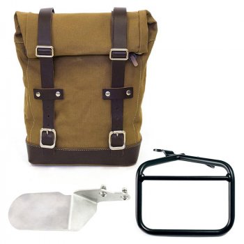 Sacoche latérale en toile + sous-châssis droit Ducati Desert Sled