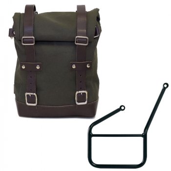 Sacoche latérale Canvas + berceau gauche HUSQVARNA