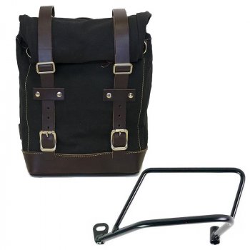 Sacoche latérale en toile + cadre Kawasaki Z650RS - Z900RS Gauche