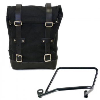 Sacoche latérale en toile + cadre Kawasaki Z650RS - Z900RS Gauche