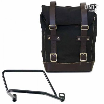 Sacoche latérale Canvas + Châssis droit Kawasaki Z900RS