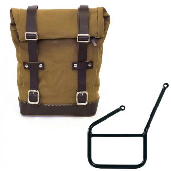 Sacoche latérale Canvas + sous-châssis KTM gauche