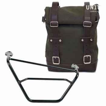 Sacoche latérale en toile + sous-châssis droit R1200 GS LC