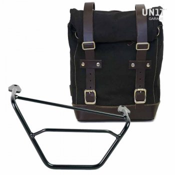 Sacoche latérale en toile + sous-châssis droit R1200 GS LC
