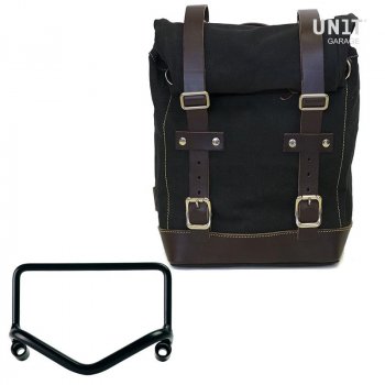 Side Pannier Canvas + Frame R18 pour échappement Fishtail