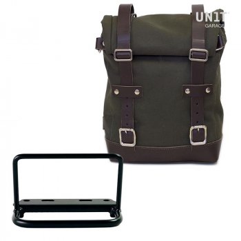 Sacoche latérale en toile + sous-châssis Royal Enfield