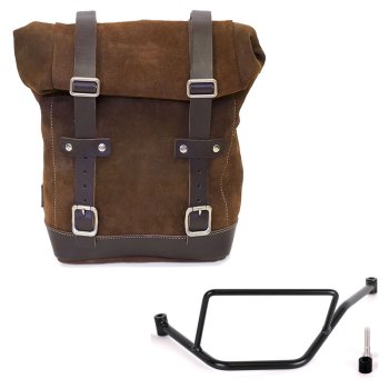 Sac à croûte en cuir 10L-14L + Cadre gauche de la BMW F450GS