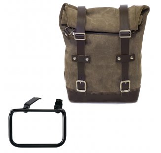 Sac à croûte en cuir 10L-14L + Cadre droit de la BMW R12 G/S