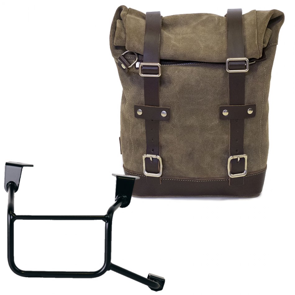 Sac à croûte en cuir 10L-14L + Cadre droit pour Honda CRF1100L Africa Twin et Adventure Sports (à partir de 2024)