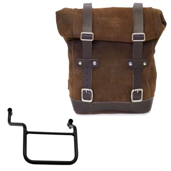 Sac à croûte en cuir 10L-14L + Cadre droit Honda Transalp 750 (à partir de 2023)