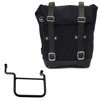 Sac à croûte en cuir 10L-14L + Cadre droit Honda Transalp 750 (à partir de 2023)
