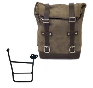 Sac à croûte en cuir 10L-14L + Cadre droit KTM 1290/1390 Super Adventure S-R
