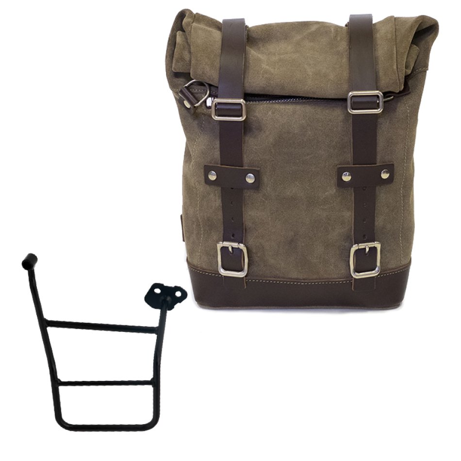 Sac à croûte en cuir 10L-14L + Cadre droit KTM 1290/1390 Super Adventure S-R