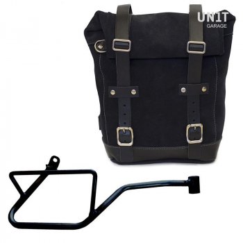 Sac à croûte en cuir 10L-14L + Cadre droit Moto Guzzi V7 EURO5 PLUS (à partir de 2025)